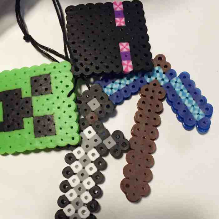 Perler bead 3d minecraft