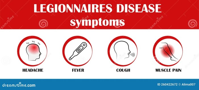 Disease legionnaires symptoms